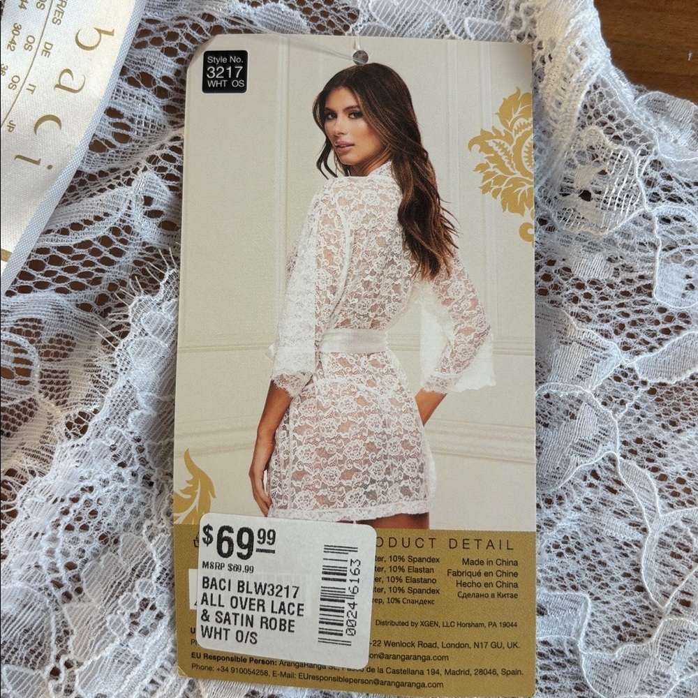 NWT Lace robe - Picture 5 of 10